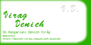 virag denich business card